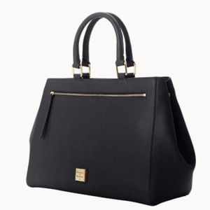 Preloved Saffiano Zip Satchel Dooney Bag